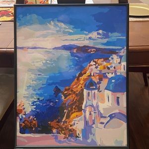 Painting “A View of Santorini” 16x20